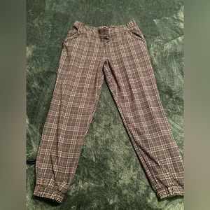 Plaid Pull on Jogger